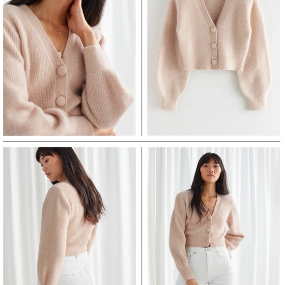 & Other Stories Alpaca Blend Cardigan - Picture 2 of 10